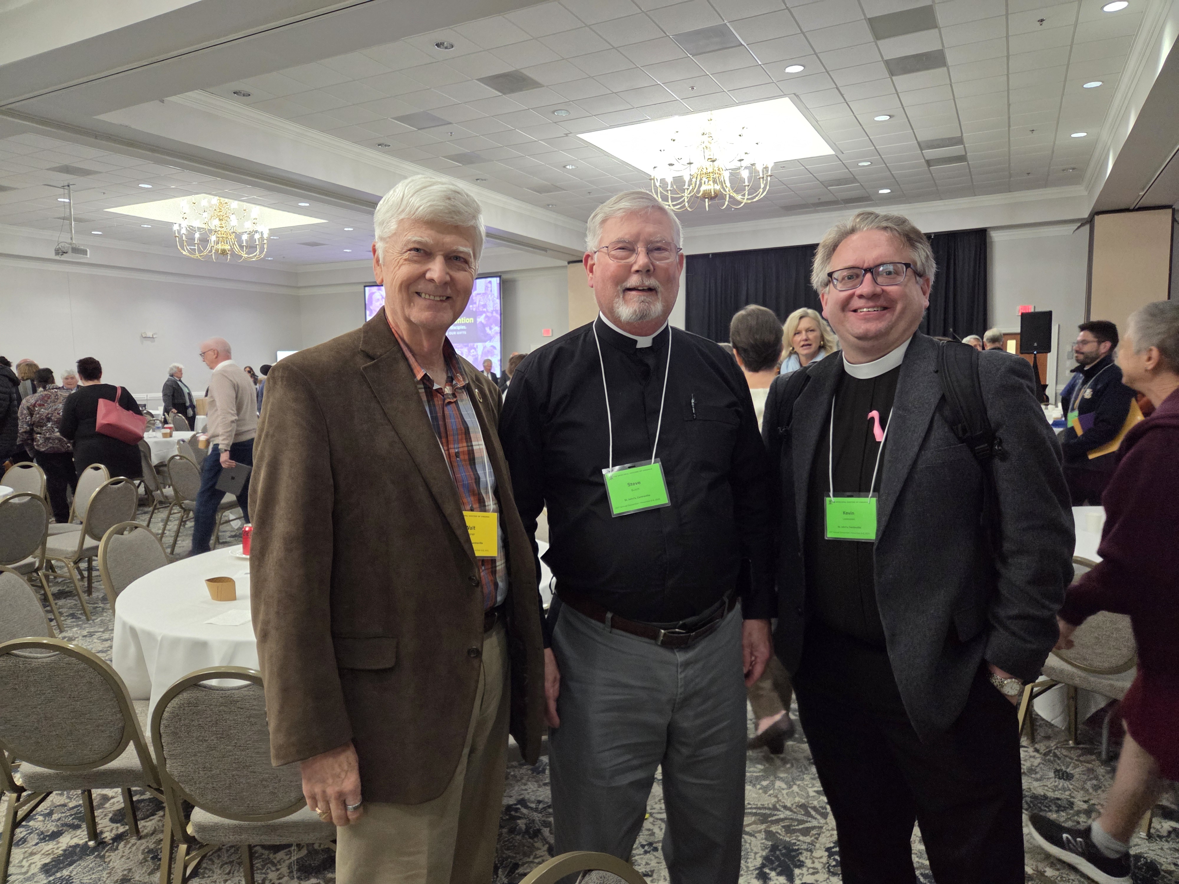 walt kevin steve at diocesan convention 2025